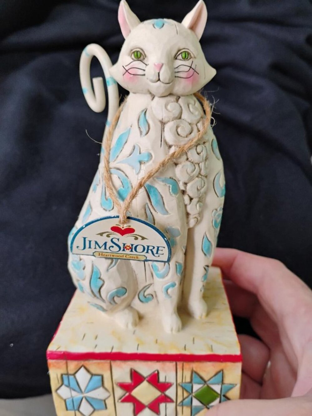 Jim Shore Heartwood Creek Evangaline cat figure
